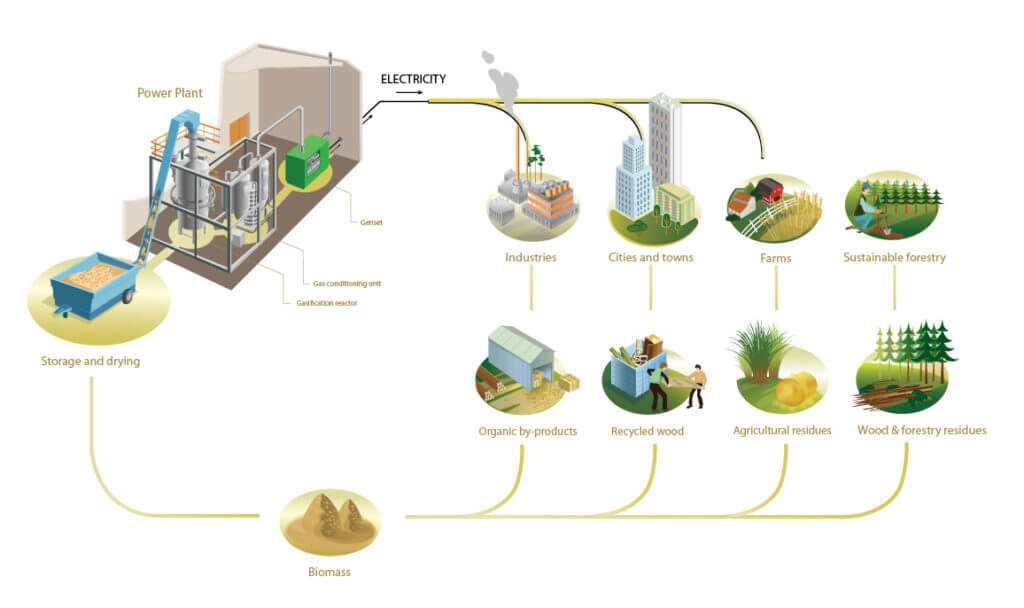 Generating Electricity using Heat from Biomass Combustion